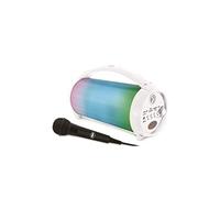 FLASHBOOM® Enceinte Bluetooth® portable entièrement lumineuse avec micro filaire détachable iParty® - LEXIBOOK