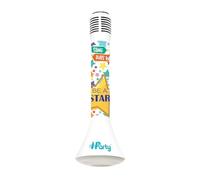 Lexibook, iParty Micro Karaoké, MIC210LXB | Bluetooth, Modificateur de voix, 5W enceinte, emplacement micro SD, Effets lumineux