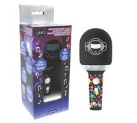 Lexibook, iParty Micro Karaoké, MIC280 | 4 Modificateurs vocaux, lumières multicolores, Batterie rechargeable