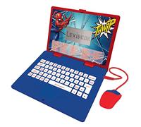 Lexibook JC598SPi2 Souris Marvel Spiderman-Ordinateur Portable éducatif et bilingue Portugais/Anglais-Jouet avec 124 Activités pour Apprendre, Jouer à des Jeux et Musique-Bleu/Rouge