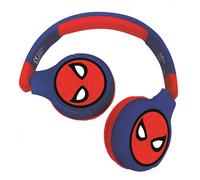 Casque 2 En 1 Spiderman Bluetooth Et Filaire Avec Limitation De Son Multicolore TU
