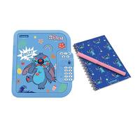 Lexibook, Stitch Journal Intime Électronique, SD50D | Stylo et carnet inclus, interactif, protégé par mot de passe, effets sonores, Bleu