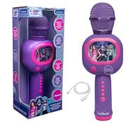 Lexibook, K-POP Academy, Microphone Karaoké, Bluetooth, Violet, MIC290KP | Micro karaoké sans fil avec haut-parleur, éclairage LED, Bluetooth, 4 effets vocaux et USB-C