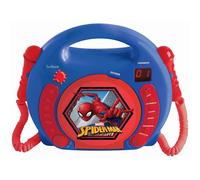 Lexibook Lecteur CD portable Spider-Man – 2 microphones, Karaoké – Multicolore