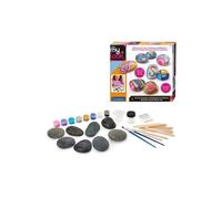 LEXIBOOK - Kit de création artistique sur pierres avec effet métallique