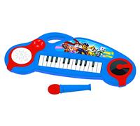 Lexibook, La Pat' Patrouille, Piano électronique pour Enfants avec Effets Lumineux, Microphone, Batterie, Haut-Parleur intégré, mélodies de démonstration, Lecteur DJ, Bleu/Rouge, K704PALXB