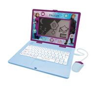 Lexibook, La Reine des Neiges Bilingue et Pédagogique Ordinateur Portable Allemand/Anglais, Jouets pour Enfants, 170 Activités pour Apprendre, Jeux et Musique, Grand Ecran Violet/Bleu, JC599FZi3LXB