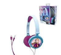 Lexibook, La Reine des Neiges, Casque Audio stéréo, Puissance sonore limitée, Pliable et Ajustable, Bleu/Violet, HP010FZ