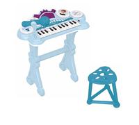 Lexibook La Reine des Neiges Clavier électronique, siège, Microphone, Lecteur MP3, Effets sonores, mélodies de démonstration, Violet/Bleu, K707FZLXB