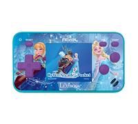 Lexibook, Die Eiskönigin, Cyber Arcade Pocket, tragbare Spielkonsole, 150 Spiele, 1,8“ LCD-Bildschirm, batteriebetrieben, lila/blau, JL1895FZ