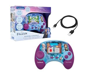 Lexibook, La Reine des Neiges Console Power, JCG100FZi1 | Français/Anglais, 100 activités, console de jeux éducative