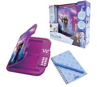 Lexibook, La Reine des Neiges, Journal intime électronique avec stylo et carnet inclus, interactif, mot de passe, fonctions amusantes, effets sonores, Violet/bleu, SD50FZ