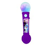 Lexibook Microphone lumineux enfant MIC80FZ - Haut-parleur, effets lumineux - Violet/Bleu