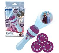 Lexibook - La Reine des Neiges - Projecteur à Histoires Frozen, Lampe Torche et projecteur avec 3 disques, 24 Images, créez Vos Propres Histoires, LTC050FZLXB