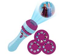 Lexibook Projecteur d'histoires La Reine des Neiges LTC050FZ – Lampe torche, 3 disques, 24 images