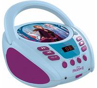 Lexibook, La Reine des Neiges, Radio Lecteur CD, Prise écouteurs, Entrée Line-in, Pile ou Secteur, Bleu/Blanc, RCD108FZ