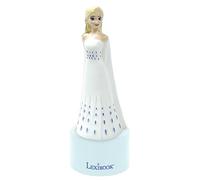 Lexibook La Reine des Neiges Veilleuse et Haut-parleur pour chambre d'enfants, changement de couleurs, lumière douce, à piles, Bleu/Rouge, NS01FZ