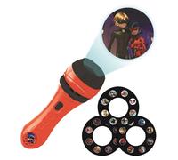 Lexibook Lampe de poche avec projecteur Miraculous : the Magic Little Lion and the Black Cat