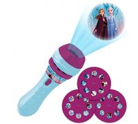 Lexibook Projecteur d'histoires La Reine des Neiges LTC050FZ – Lampe torche, 3 disques, 24 images