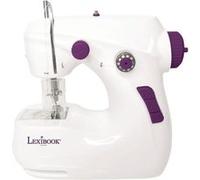 LEXIBOOK - LAtelier de Couture - Machine a coudre lumineuse, table amovible, fiches dinstruction DIY et accessoires G
