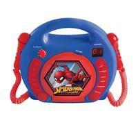 Lexibook Lecteur CD portable avec 2 microphones Spider-Man