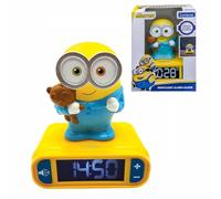 Lexibook Réveil veilleuse Les Minions Bob RL800DES – Sons et mélodies, écran LCD rétro-éclairé