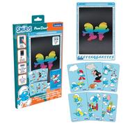 Lexibook – Ardoise magique Schtroumpfs CRT10SF – Écran 28 cm, stylet + 6 pochoirs Bleu