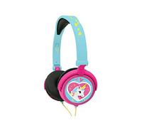 Lexibook, Licorne, Casque audio stéréo, puissance sonore limitée, pliable et ajustable, rose/bleu, HP017UNI
