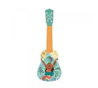 Lexibook, Disney Vaiana, Ma première Guitare pour Enfants, 6 Cordes en Nylon, 53 cm, Guide Inclus, Rose/Bleu, K200VN