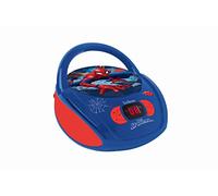 Lexibook Marvel Spider-Man Peter Parker Radio Lecteur CD, Prise écouteurs, Entrée Line-in, Pile ou Secteur, Bleu/Rouge, RCD108SP
