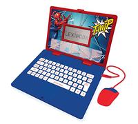 Lexibook Marvel Spiderman - Ordinateur Éducatif Bilingue Français/Néerlandais - Jouet Filles et Garçons avec 124 Activités pour Apprendre, S'amuser et Jouer du Piano - Rouge/Bleu, JC598SPi10LXB