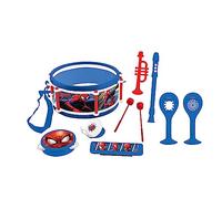 Lexibook - Set Musical Spider-Man - 7 instruments - Rangement dans le tambour