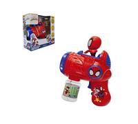 Lexibook, Marvel Spidey et Ses Amis extraordinaires Lance-Bulles électronique, Figurine Spidey 3D, Effets Lumineux et sonores du Dessin animé, Bleu/Rouge, PRB30SPLXB