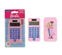 Lexibook, Mattel Barbie, Calculatrice de Poche Barbie avec Couvercle de Protection, Fonctions Classiques et évoluées, à Piles et Solaire, Rose, C45BBLXB