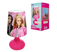 Lexibook, Mattel Barbie - Mini Lampe de Chevet et veilleuse sans Fil Barbie, MLT10BBLXB