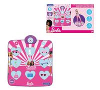Lexibook, Mattel Barbie, Tapis de Danse électronique Barbie, Bluetooth et Lumineux avec 6 Modes de Jeu, Rose, DM10BB