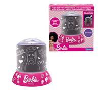 Lexibook, Mattel Barbie, Veilleuse avec Projection et Effets sonores Barbie, Rose, NLJ035BB