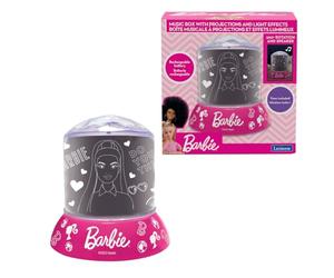 Lexibook, Mattel Barbie, Veilleuse avec Projection et Effets sonores Barbie, Rose, NLJ035BB