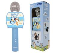 Lexibook, Microphone Bluey sans Fil avec Enceinte, Une Fonction Changement de Voix, Un Support téléphone rétractable et Option Bluetooth, Bleu, MIC240BYLXB
