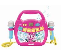 Lexibook Enceinte Bluetooth Minnie Mouse Effets lumineux, micros, batterie rechargeable Multicolore