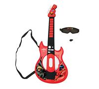 Guitare électronique lumineuse avec lunettes et micro miraculous rouge TU