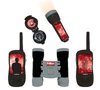 Lexibook – Set d'aventurier Spy Mission, Talkie-Walkies 120m, Jumelles, Boussole, Lampe torche