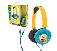 Lexibook, Moi, Moche et méchant, Casque Audio stéréo Minions, Puissance sonore limitée, Pliable et Ajustable, Jaune/Bleu, HP010DES