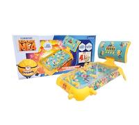 Lexibook, Moi, Moche et Méchant, Flipper Électronique de Table Minions, Jeu d'action et de réflexe pour Enfant et Famille, écran LCD, Effets Lumineux et sonores, Jaune/Bleu, JG610DESLXB