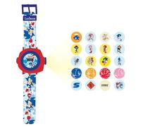 Lexibook Montre Sega Sonic DMW050SN – Écran digital, 20 projections, Enfant Bleu/Rouge