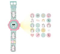 Lexibook Montre digitale Licorne DMW050UNI – Bracelet ajustable, 20 projections – Bleu