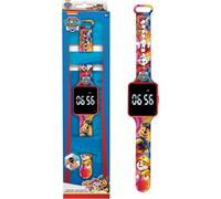 Lexibook Montre LED connectée Pat' Patrouille – Bracelet ajustable – Affichage 12/24h