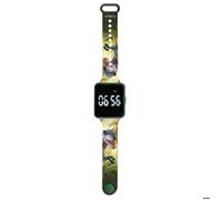 Lexibook Montre digitale LED enfant Motif Dinosaures vert - bracelet ajustable