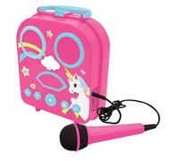 Lexibook Enceinte Bluetooth Licorne – avec micros – Multicolore – TU