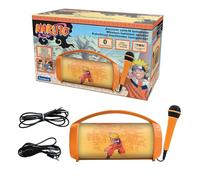 Lexibook, Naruto, Enceinte Haut-Parleur sans Fil Lumineuse avec Micro, Son stéréo, Fonction karaoké, Ports USB et Carte SD, Batterie Rechargeable, Poignée de Transport, BTP585NAZLXB